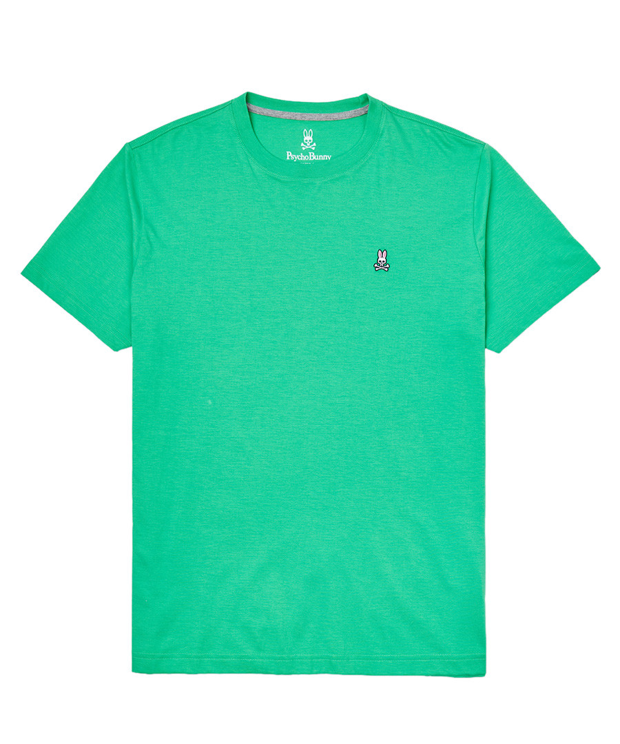 Lime pure pima cotton logo T-shirt Sale - psycho bunny