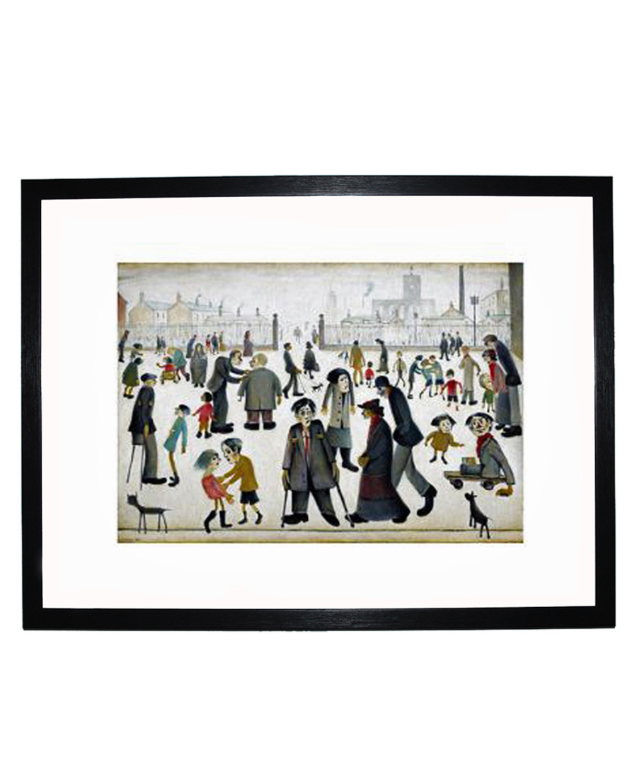 The Cripples framed print 280x360mm Sale - L S Lowry