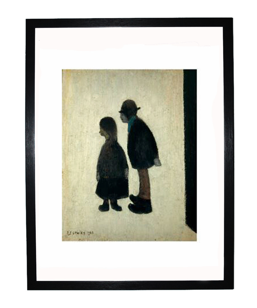 Two People framed print 280x360mm Sale - L S Lowry