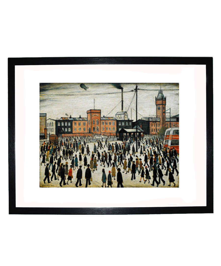 Going to Work framed print 280x360mm Sale - L S Lowry