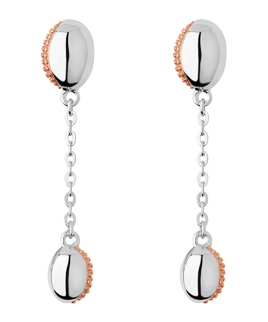 Rose gold-vermeil & silver drop earrings Sale - links of london