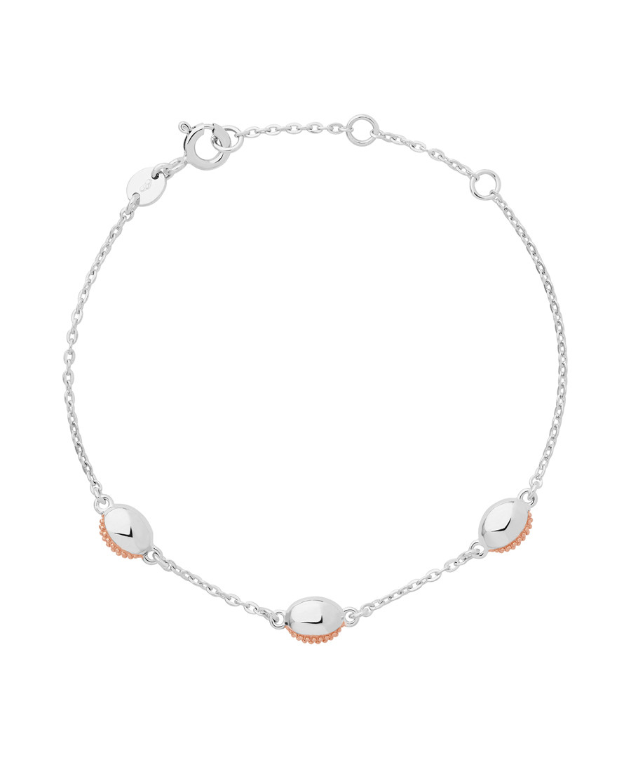 18kt rose gold vermeil oval bracelet Sale - Links of London