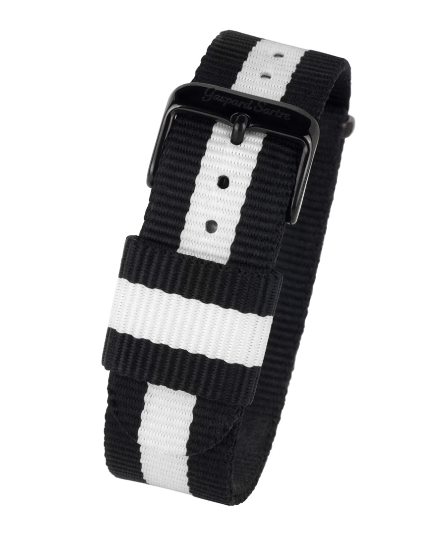 L' Imposante black & white strap Sale - gaspard sartre