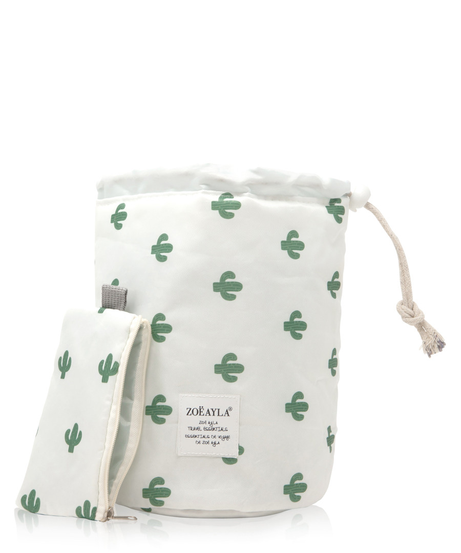 Cactus print cosmetics bag Sale - zoe ayla