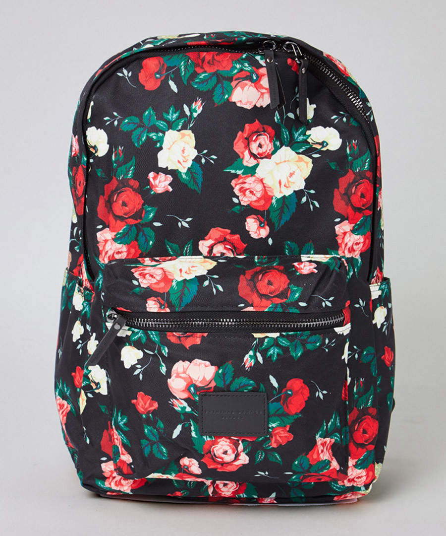 Black & red floral backpack Sale - criminal damage