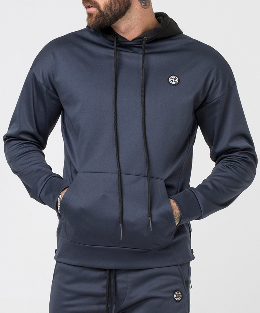 Stunt black drawstring hoodie Sale - religion