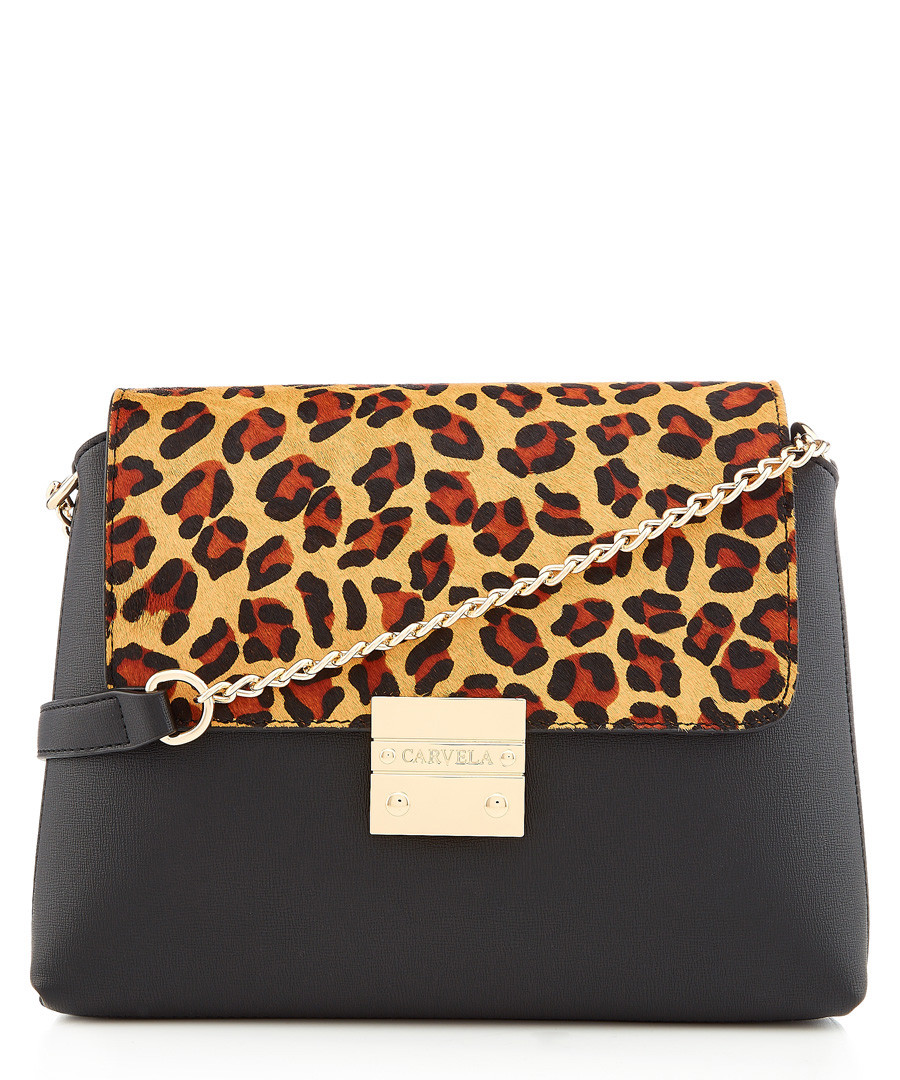Blink black leopard print crossbody Sale - carvela