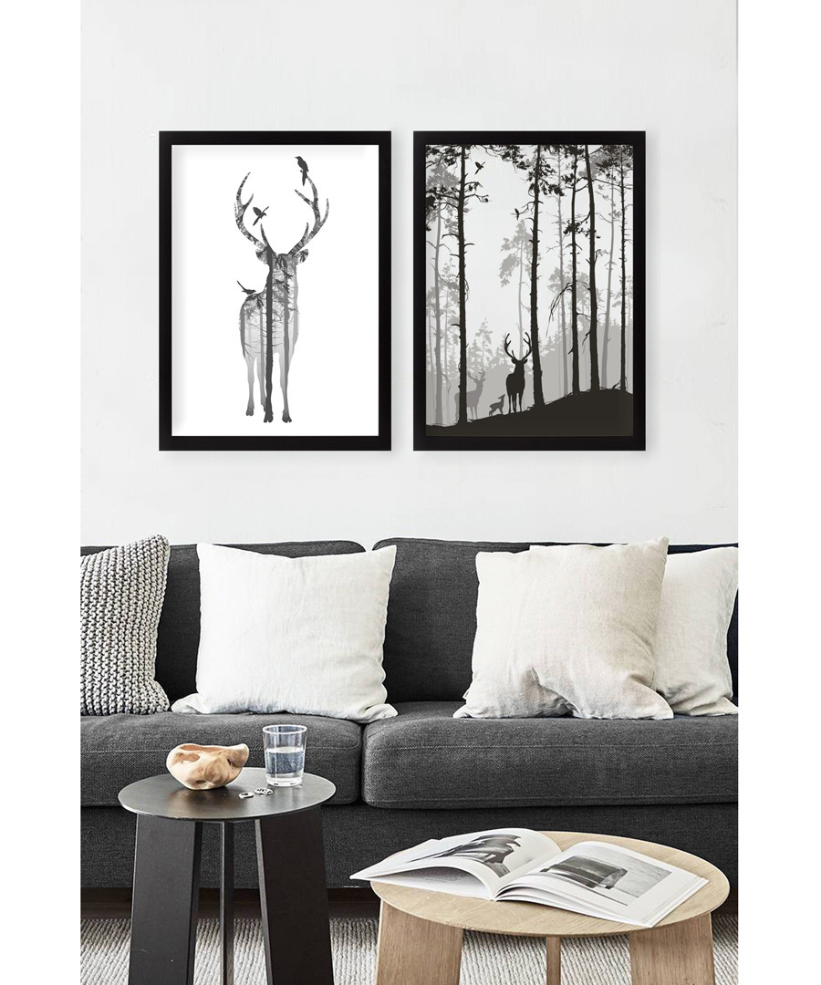 2pc framed painting prints Sale - tablo center