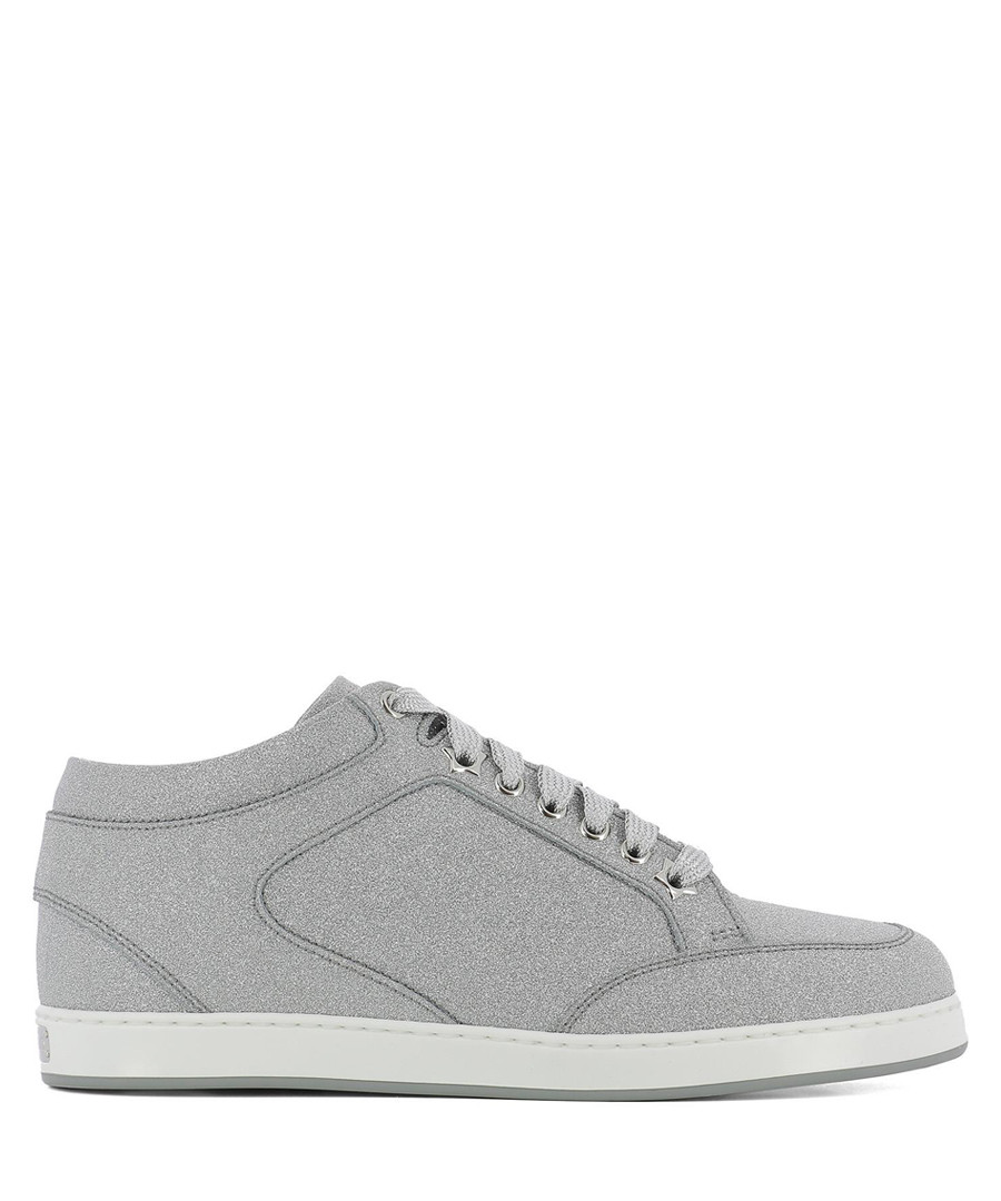 Grey leather mid sneakers Sale - jimmy choo