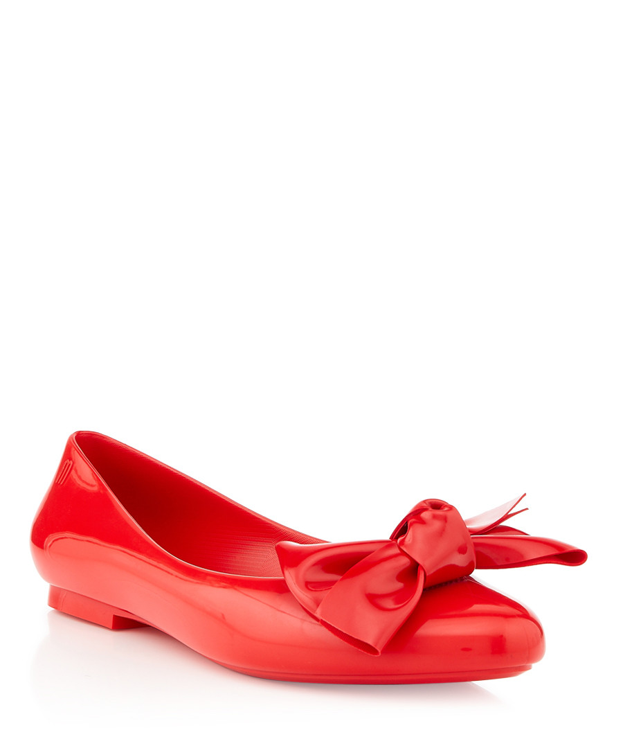 Melissa Doll Bow red ballet flats Sale - melissa shoes