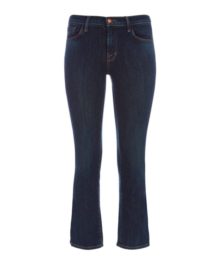Selena Mid-Rise Crop Boot Cut Blue Jean Sale - J Brand