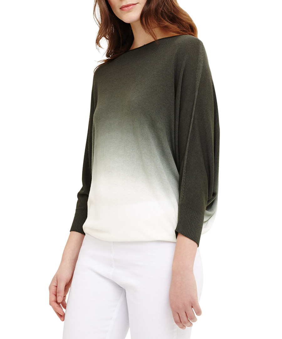 Summer khaki & white gradient top Sale - phase eight