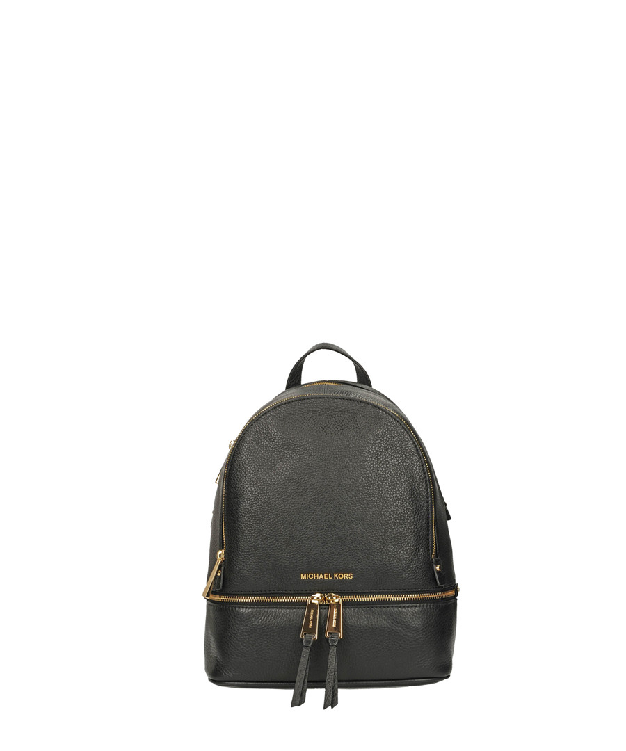 Rhea black leather backpack Sale - michael kors