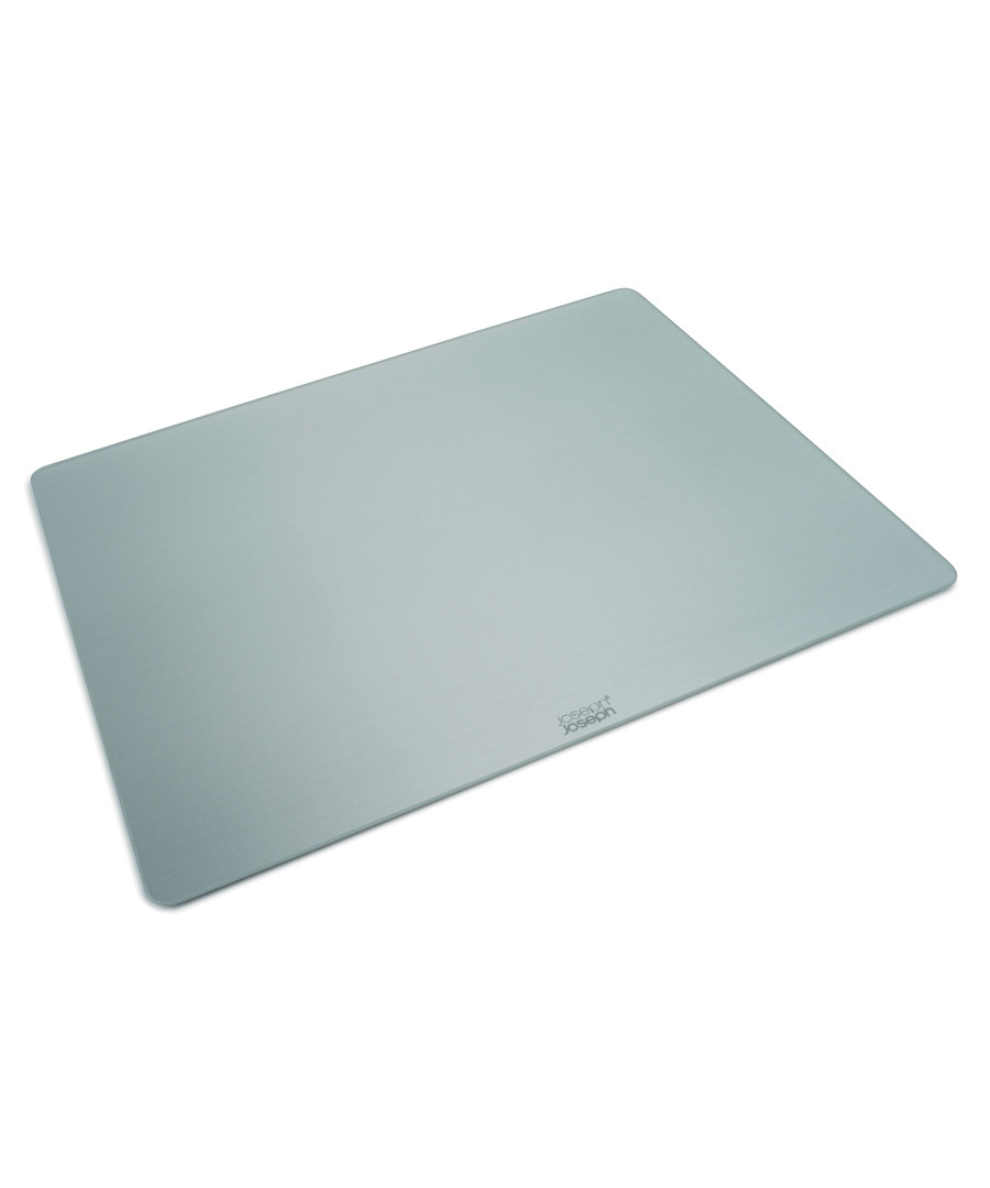 Large silver-tone glass worktop board Sale - Joseph Joseph