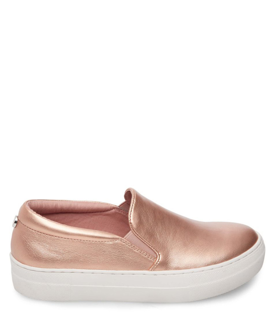 Gills rose gold-tone slip-ons Sale - Steve Madden