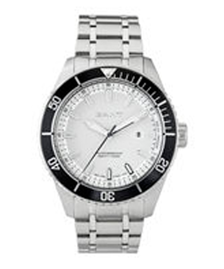 Silver-tone link strap watch Sale - gant