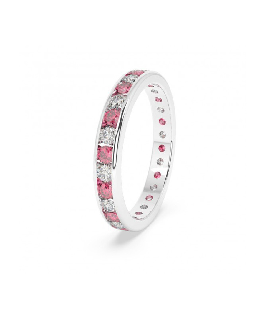 Ruby & diamond row eternity ring Sale - Buy Fine Diamonds
