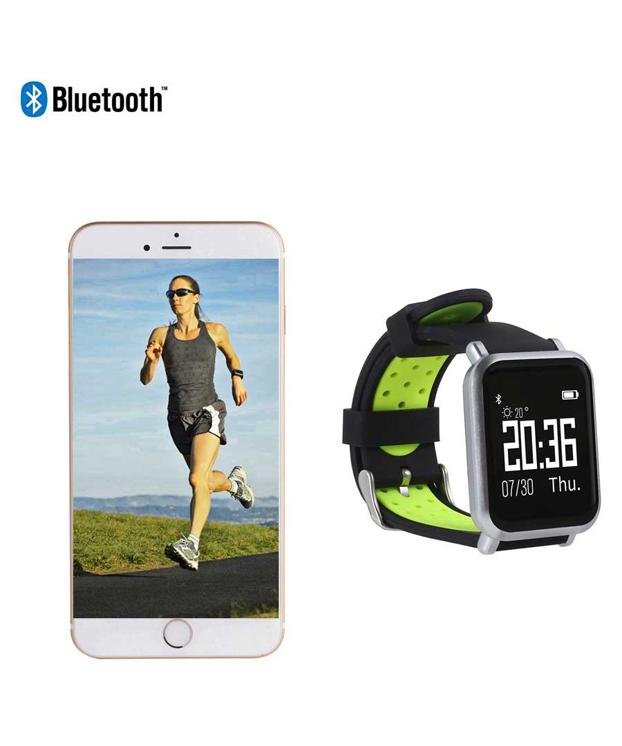 Silver-tone sport smartwatch Sale - Inki
