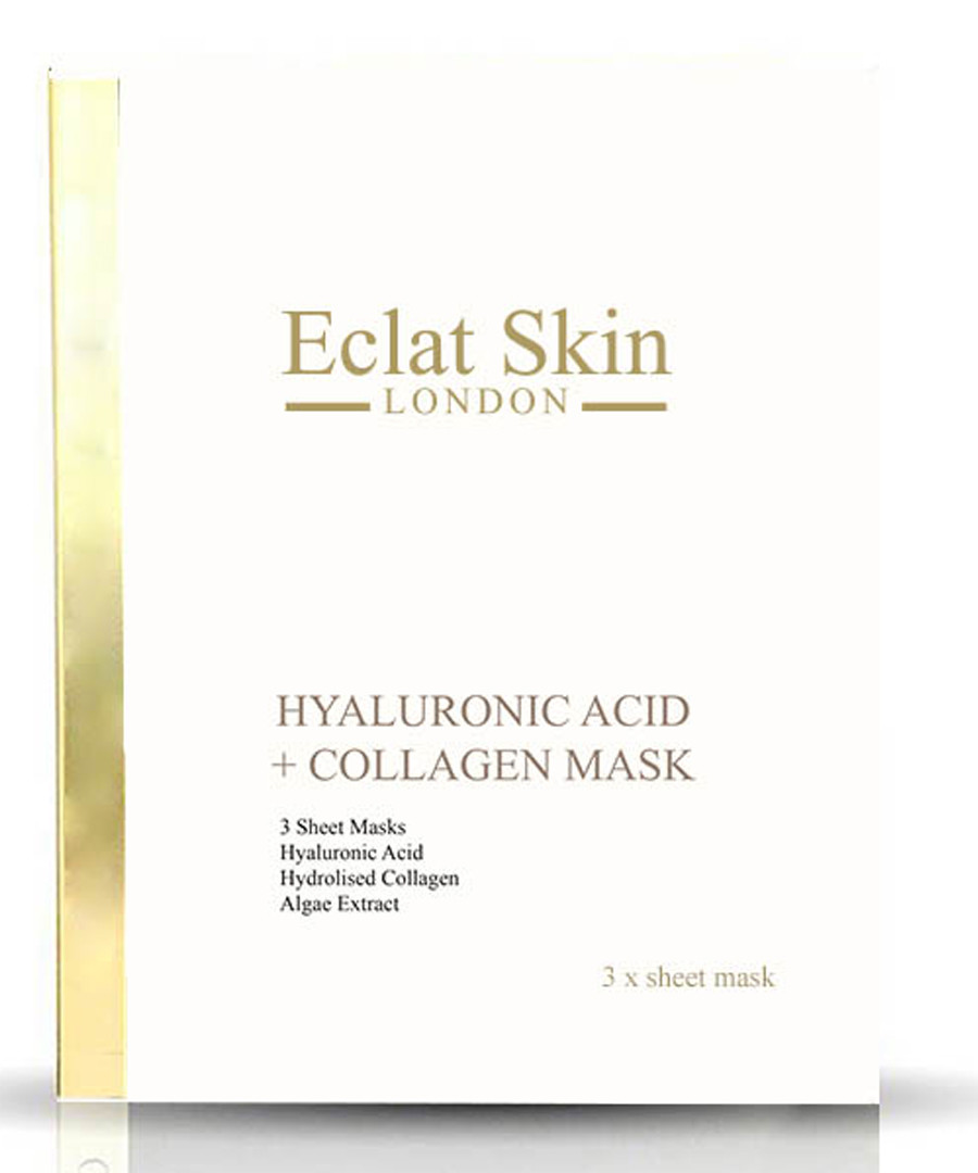 3pc Hyaluronic acid & collagen masks Sale - eclat skincare