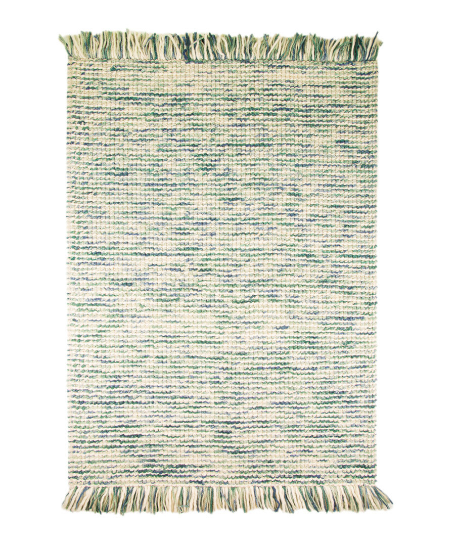 MAYA TEAL wool rug 80 X 150cm Sale - flair rugs