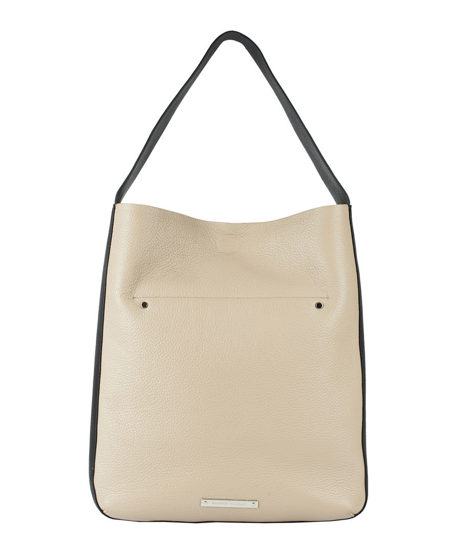 The Jovi sand leather shoulder bag Sale - Amanda Wakeley