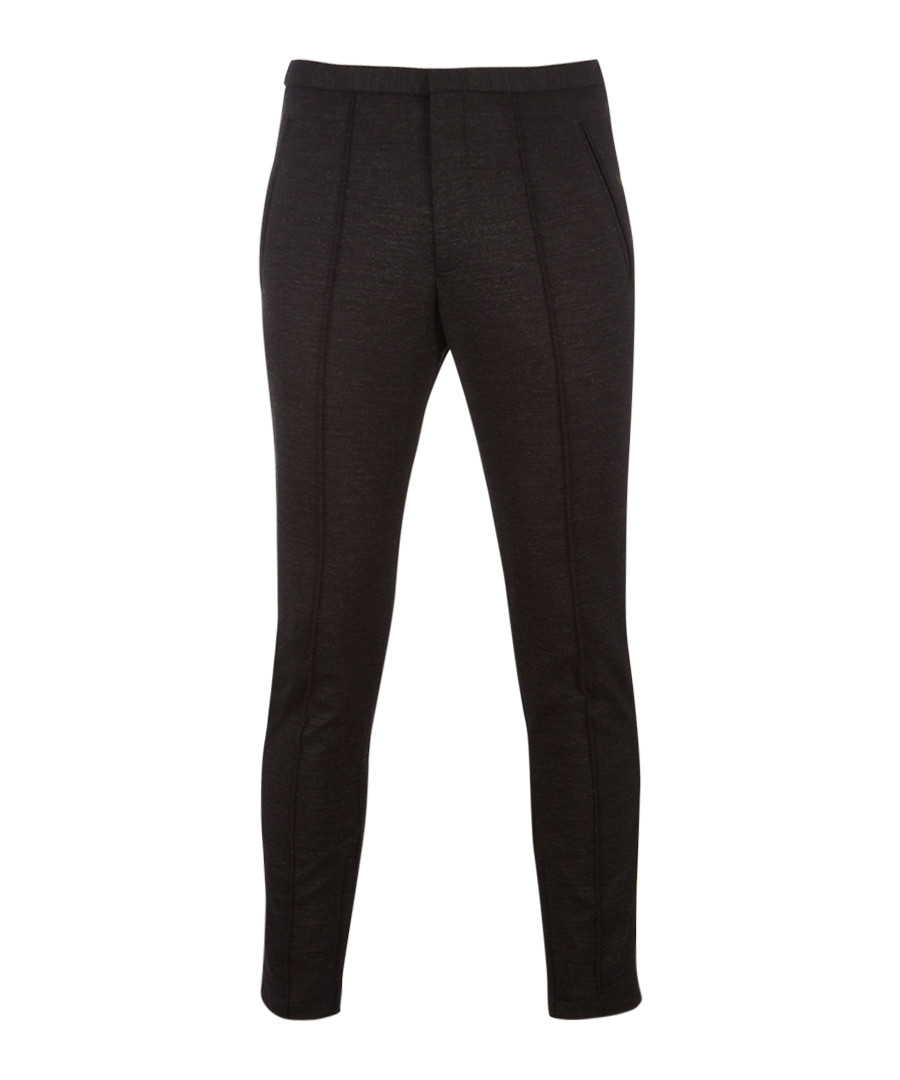Brio charcoal wool blend slim trousers Sale - hugo boss