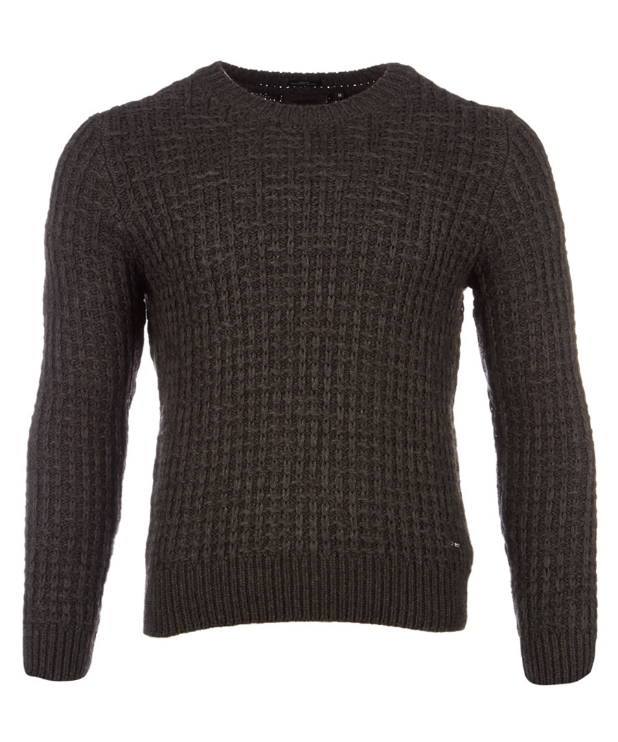 Buccino taupe wool & alpaca jumper Sale - hugo boss