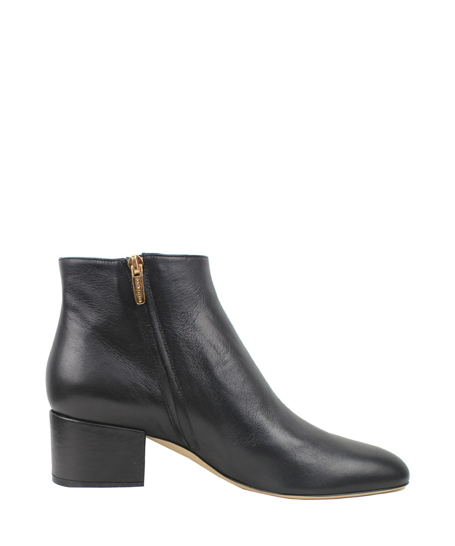 Nappa black leather ankle boots Sale - sergio rossi