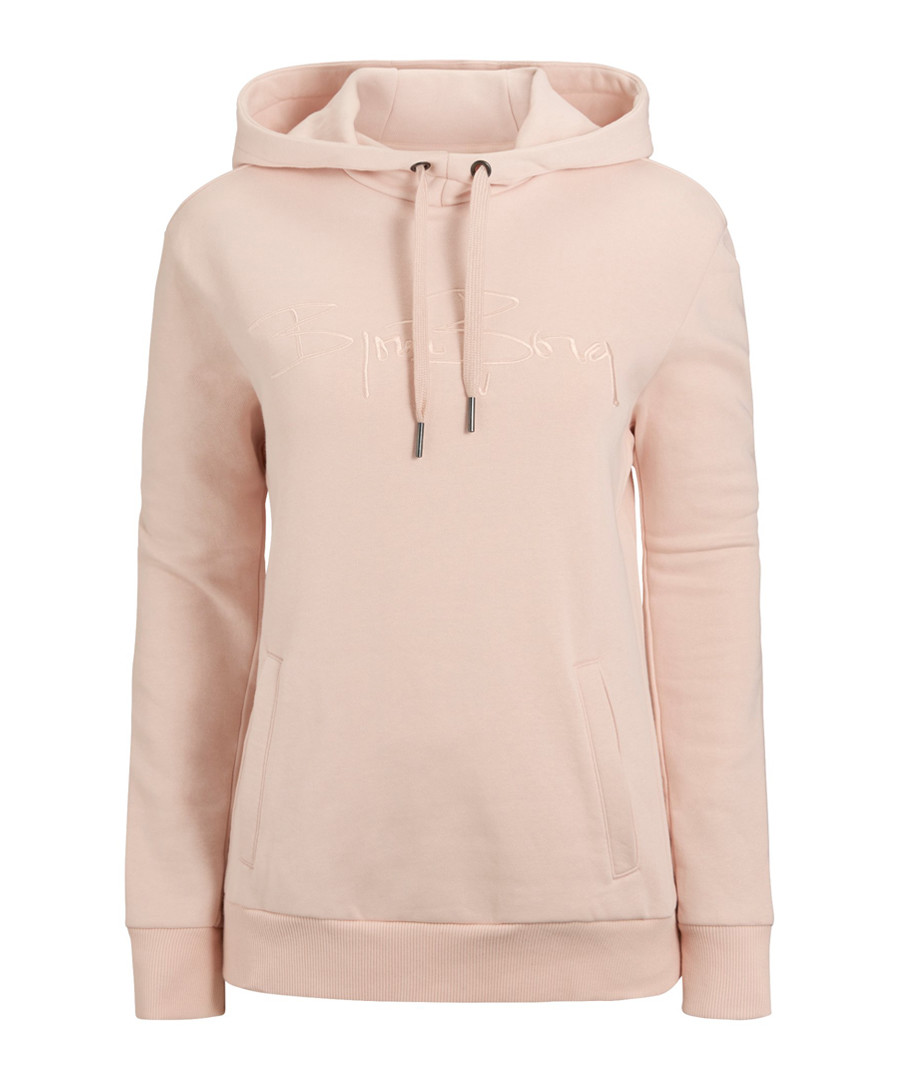Peach cotton blend hoodie Sale - bjorn borg