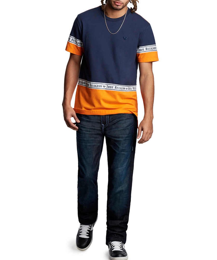 ricky flap super t dark blue jeans Sale - true religion