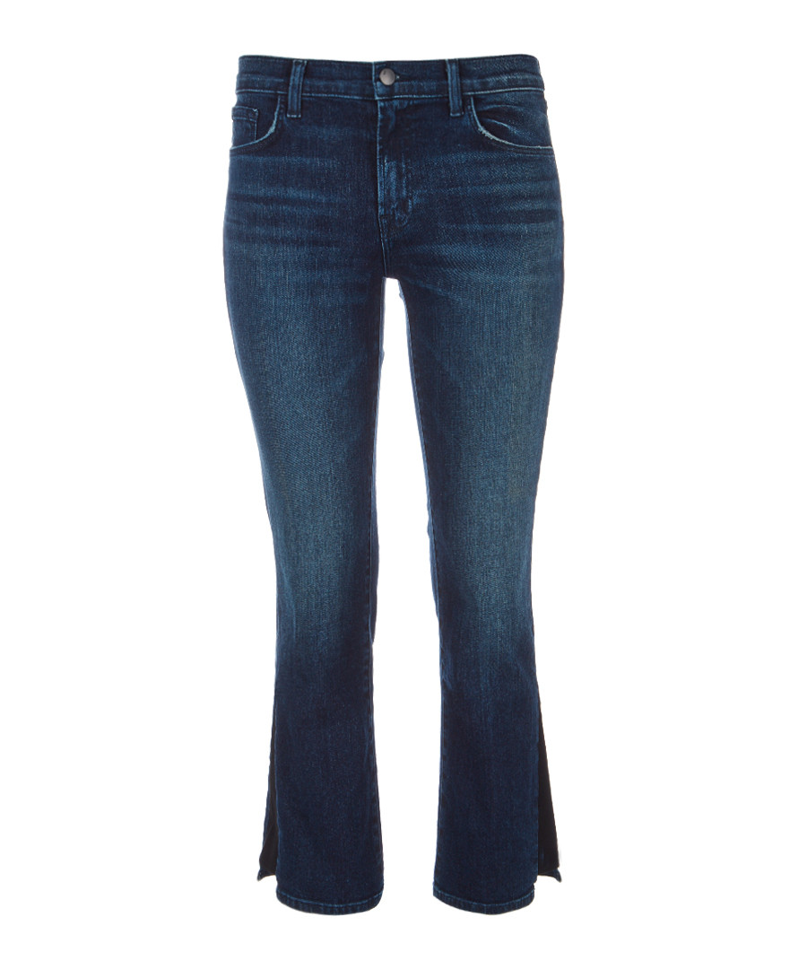 Selena dark mid-rise crop bootleg jeans Sale - j brand