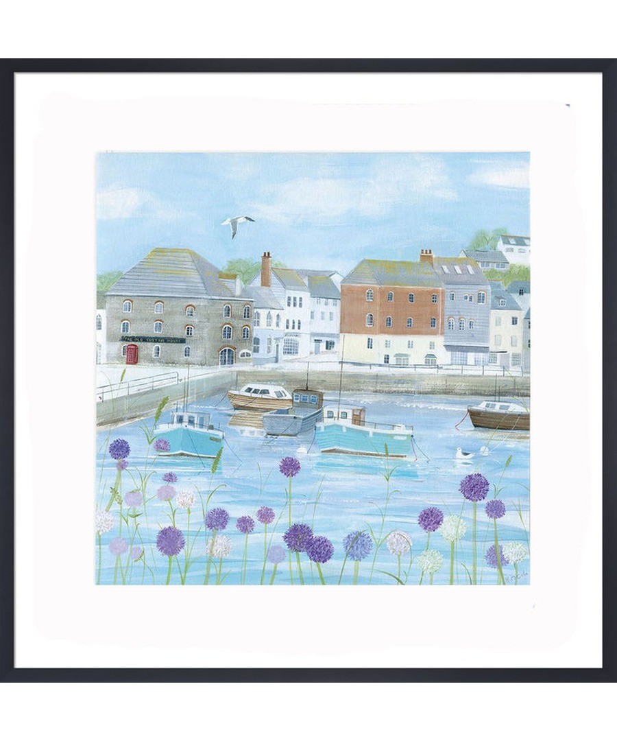 Padstow Flowers Art Print by Hannah Cole Sale - The Art Guys