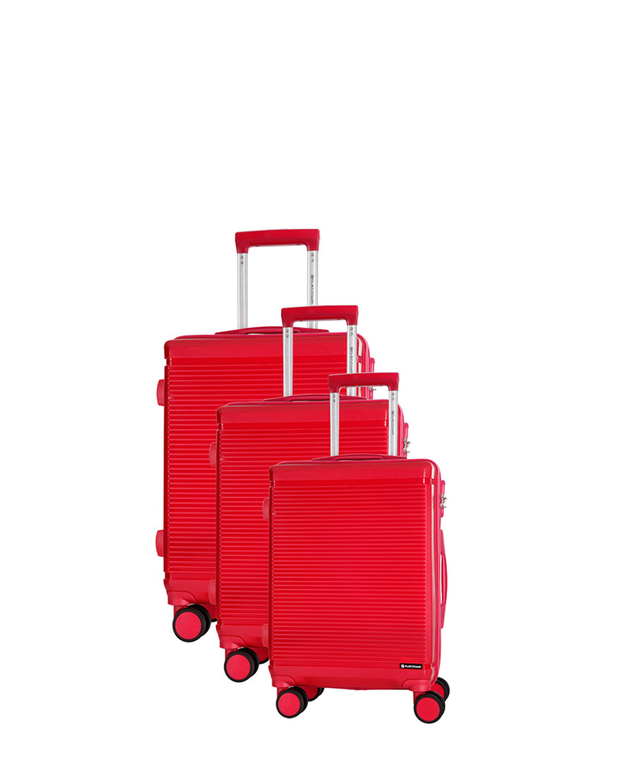 3pc redhill coral suitcase set Sale - platinium