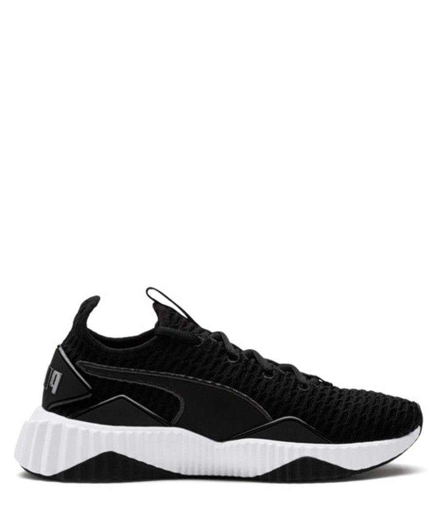 Women's Defy black knit sneakers Sale - puma