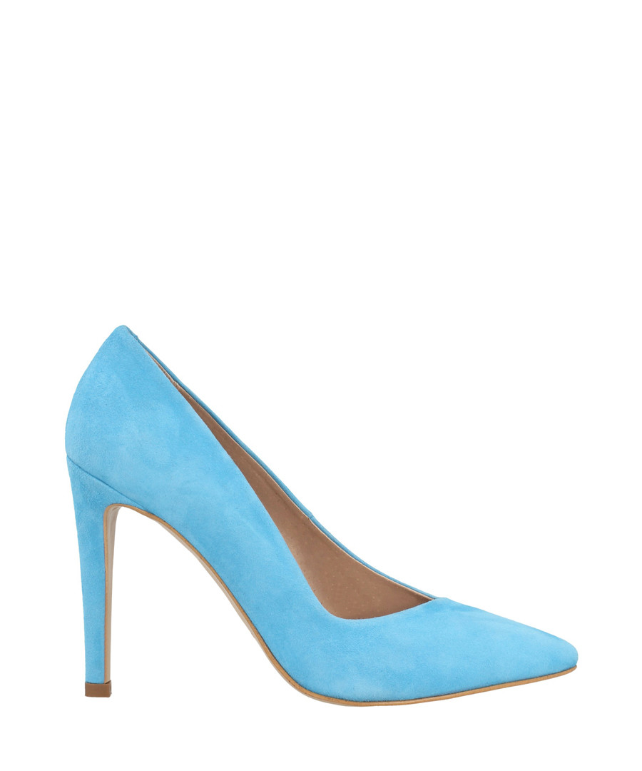 Sky blue suede court heels Sale - roberto botella