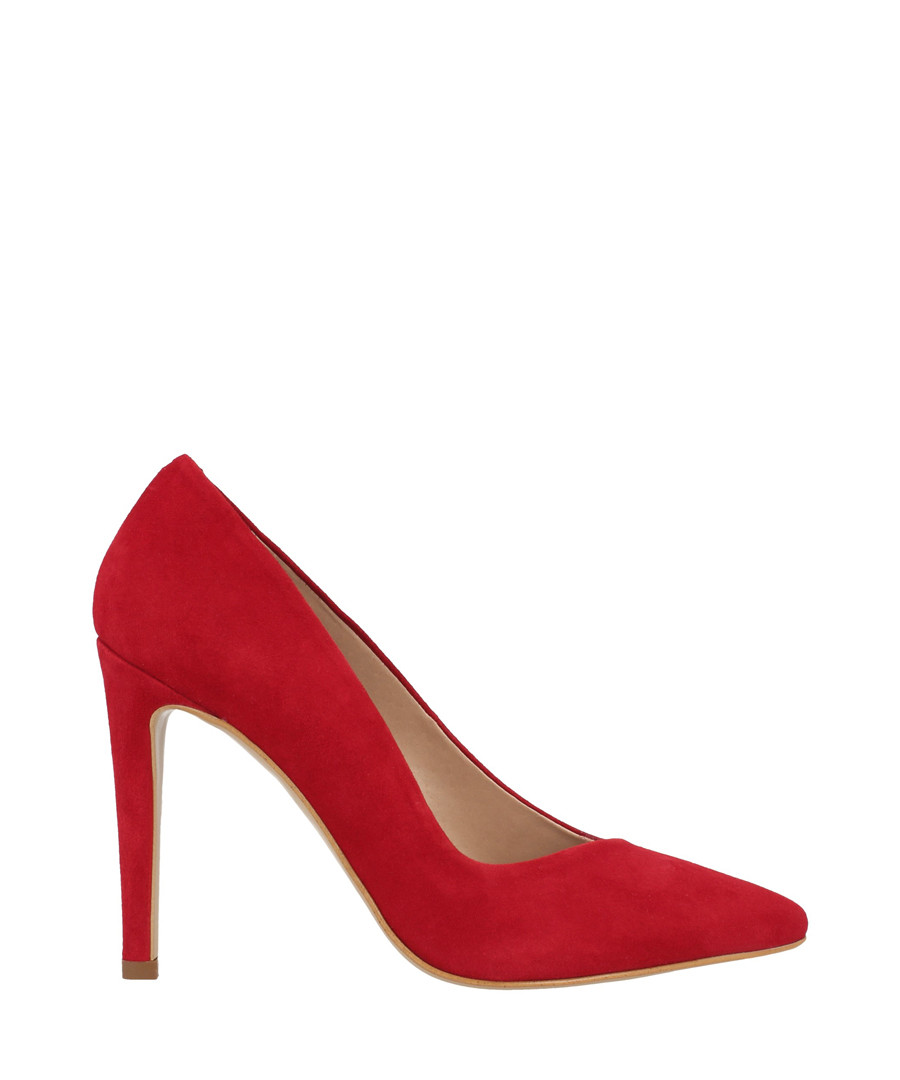 Crimson suede court heels Sale - roberto botella