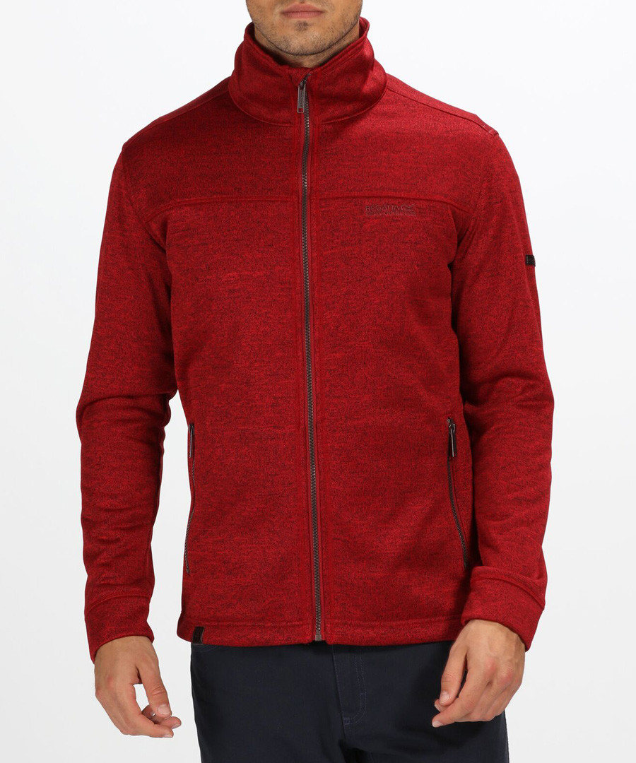 Deep red melange high neck jacket Sale - regatta