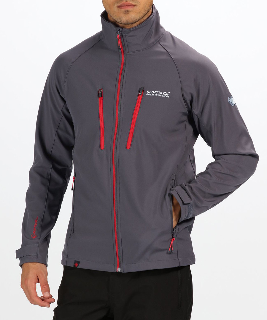 Seal grey zip soft shell jacket Sale - regatta