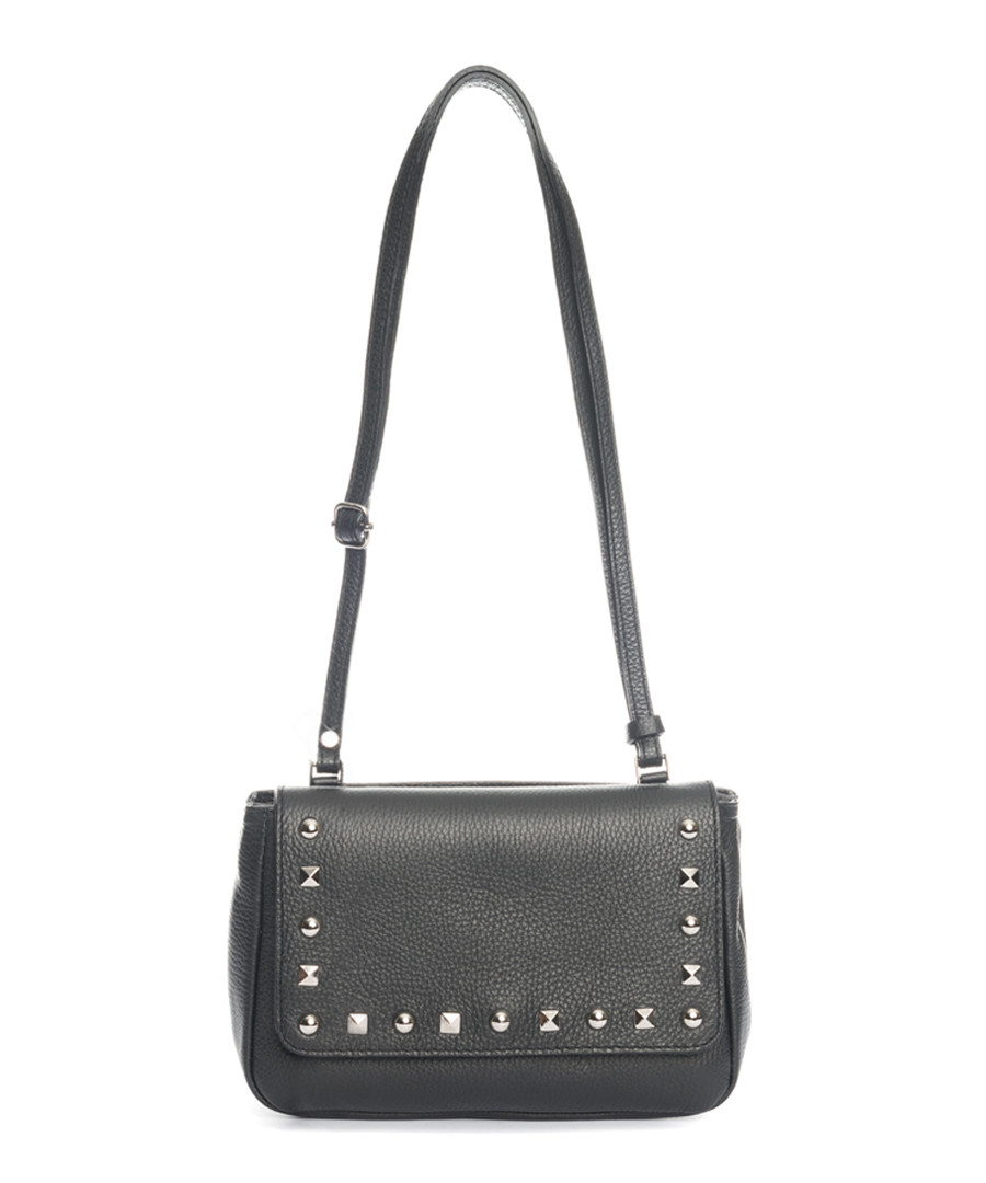 Black leather studded crossbody Sale - pia sassi