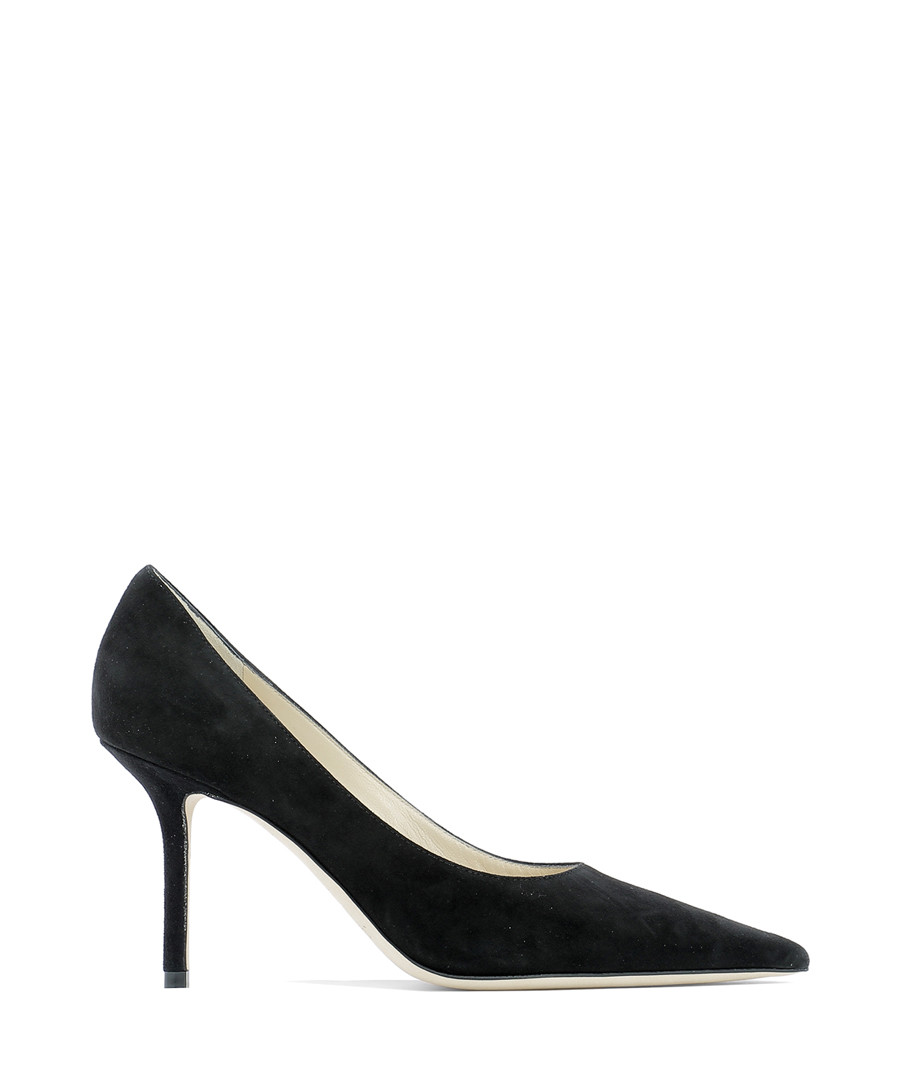 Love black suede court heels Sale - jimmy choo