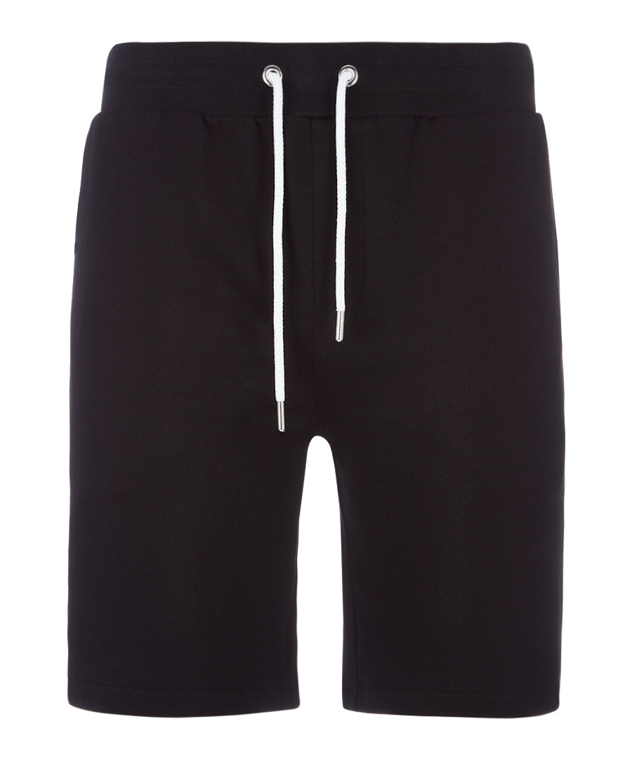 black pure cotton jogger shorts Sale - KARL LAGERFELD