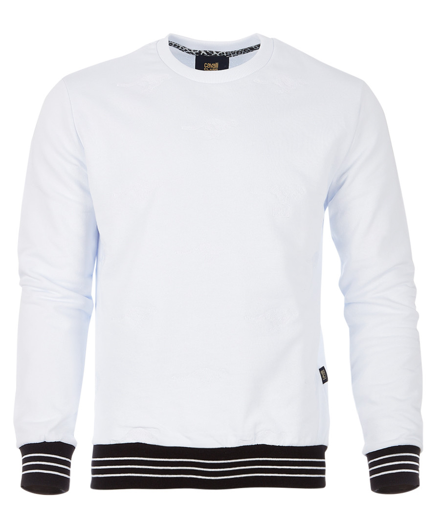white pure cotton jumper Sale - Cavalli Class