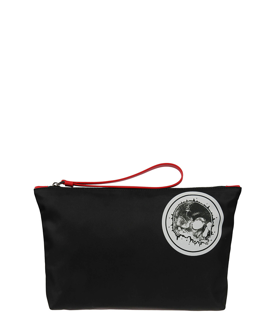 black nylon zip clutch Sale - alexander mcqueen
