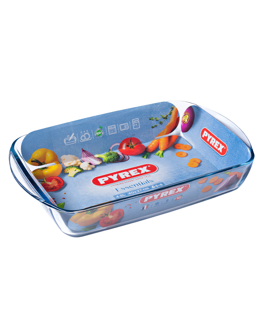 Glass large rectangular roaster 4.5L Sale - pyrex
