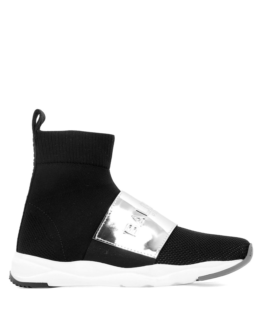 Cameron black mirror sock sneakers Sale - balmain