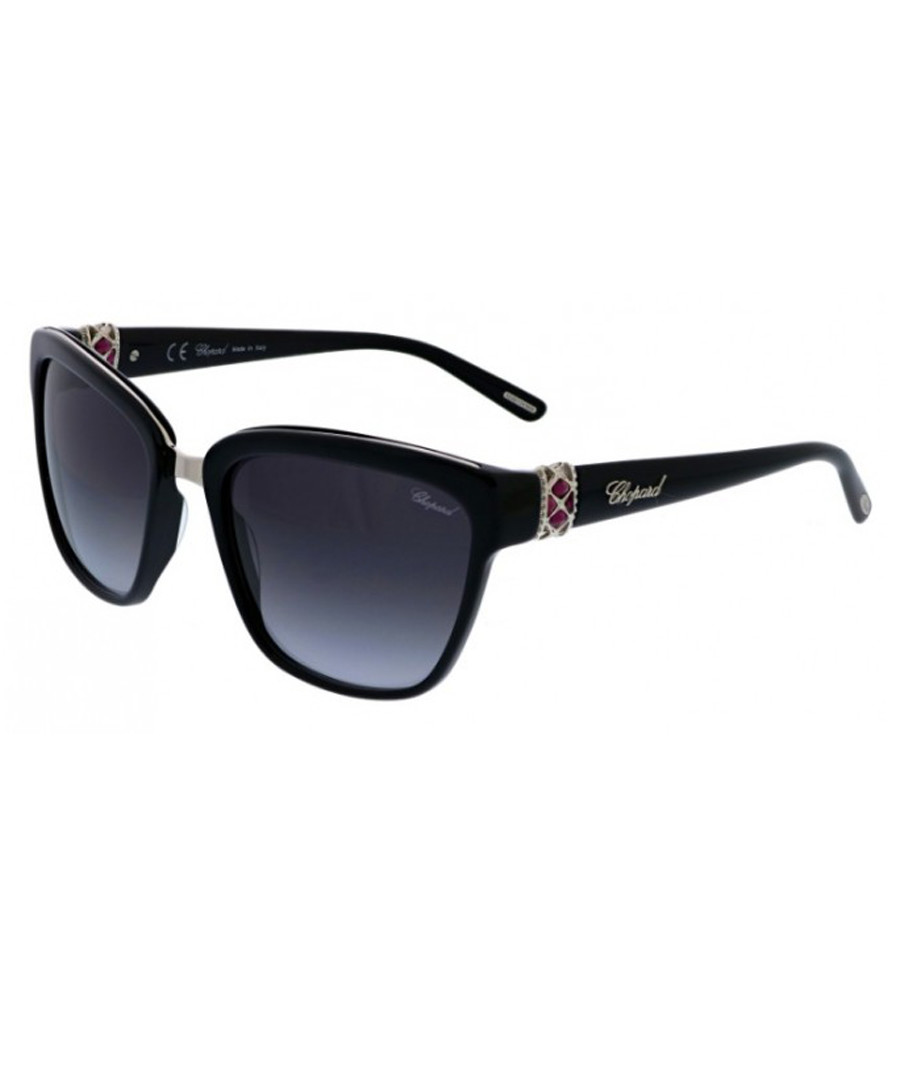 Black squared thick-frame sunglasses Sale - chopard