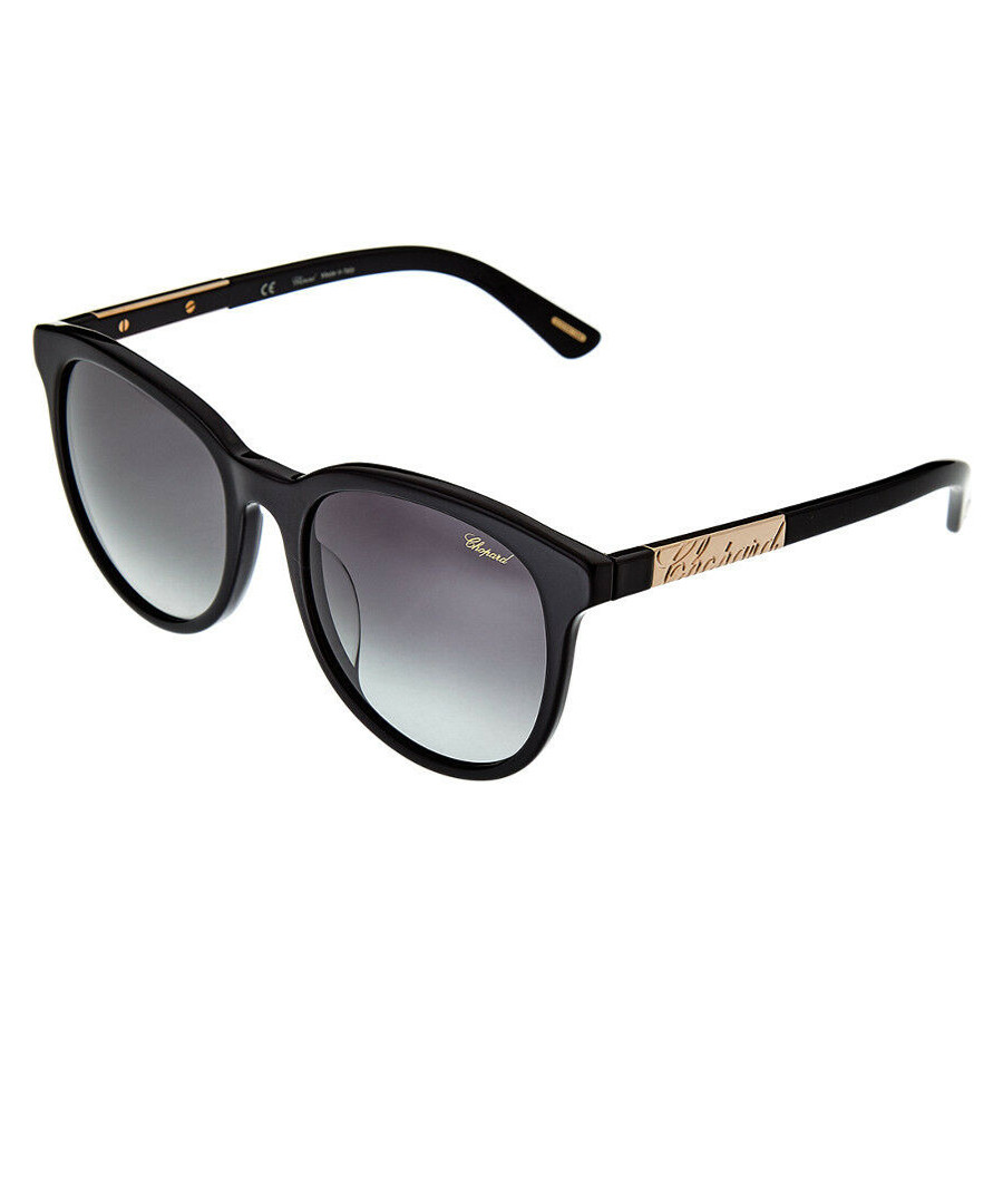 Black rounded D-frame sunglasses Sale - chopard