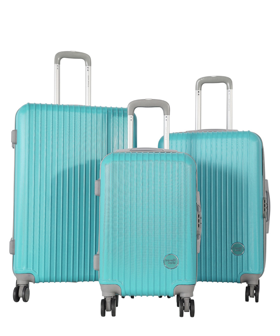 3pc turquoise ridge luggage set Sale - travel world