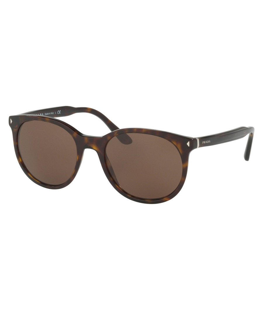 Havana & brown D-frame sunglasses Sale - Prada