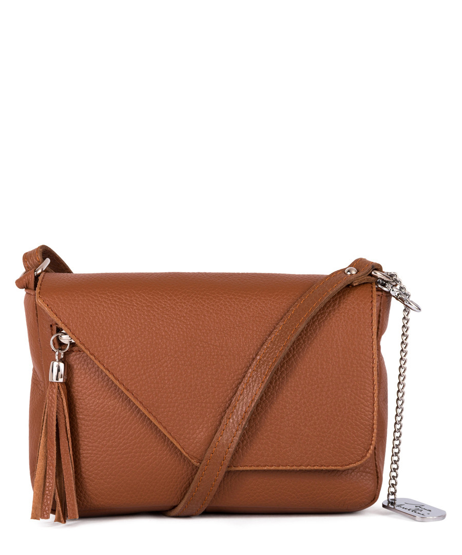 Lola tan leather crossbody Sale - anna morellini